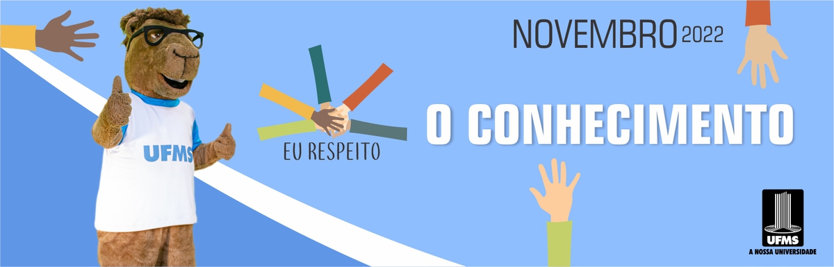 Campanha Eu Respeito de novembro tem como tema o Conhecimento